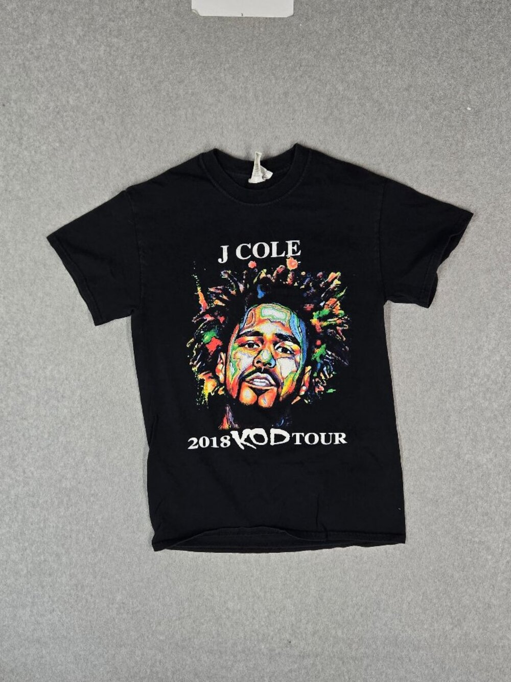 J‎ Cole Men Shirt S Black 2018 KOD Tour Hip Hop Rap Tee